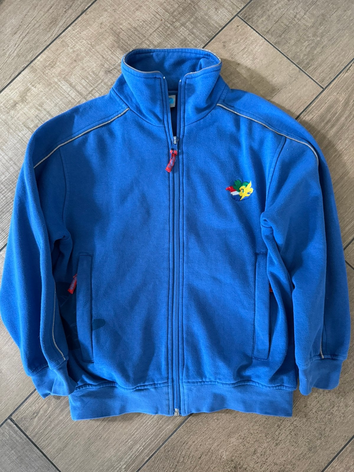 Scouting vest blauw maat 128, Ophalen of Verzenden, Gebruikt, Kleding