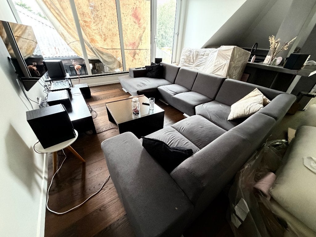modulaire bank te koop, Ophalen, Gebruikt, Hoekbank, 300 cm of meer