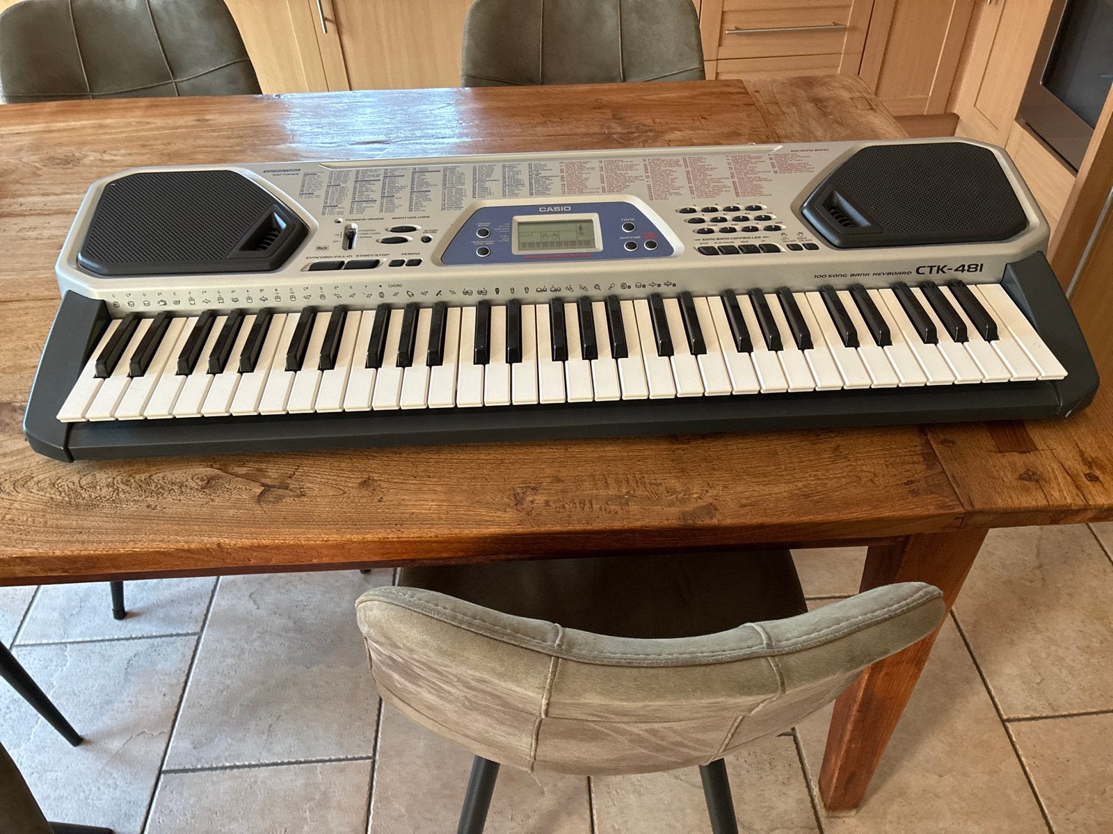 Casio CTK-481 Keyboard - Ideaal voor beginners, Ophalen, Casio, Midi-aansluiting, 61 toetsen