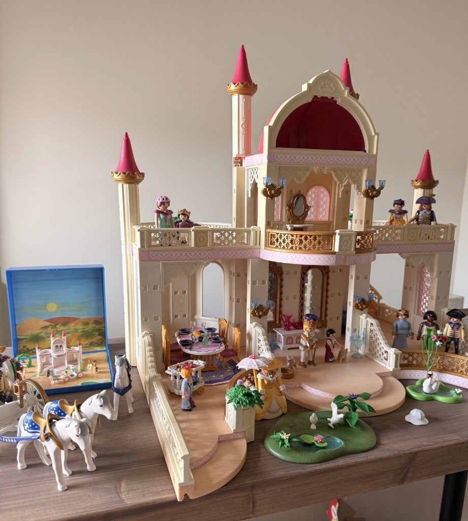 Groot prinsessenkasteel van Playmobil, Complete set, Overige typen, Ophalen of Verzenden, Zo goed als nieuw