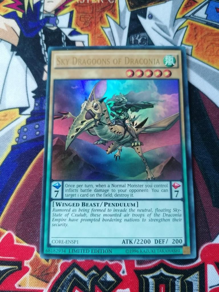 Sky Dragoons of Draconia - Ultra Rare CORE - Yu-Gi-Oh, Ophalen of Verzenden, Zo goed als nieuw, Foil