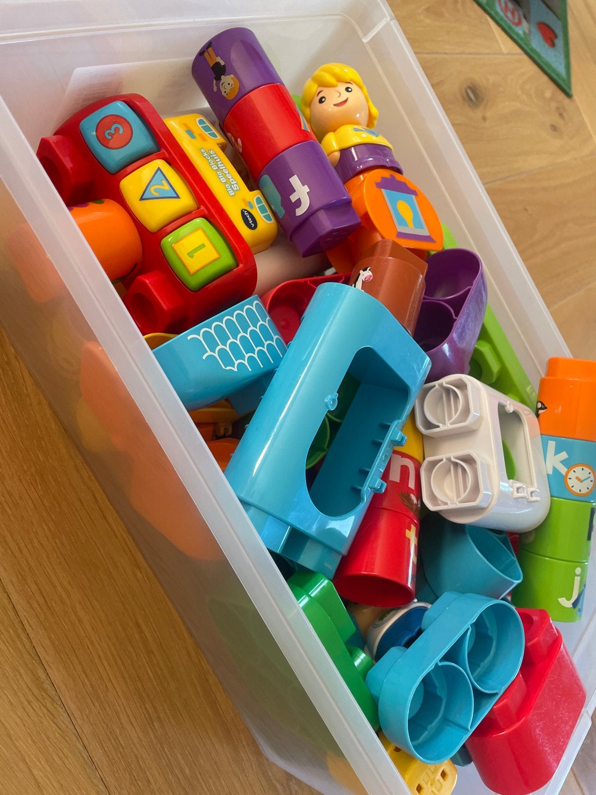 VTech Blo Blo Blocks Speelhuis met diverse blokken, Ophalen, Gebruikt, Overige typen, Met licht
