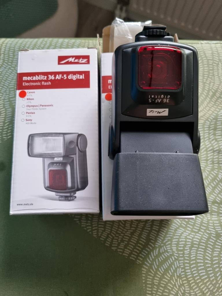 Mecablitz 36 Af-5 digital voor canon, Audio, Tv en Foto, Fotografie | Flitsers, Ophalen of Verzenden, Nieuw, Canon