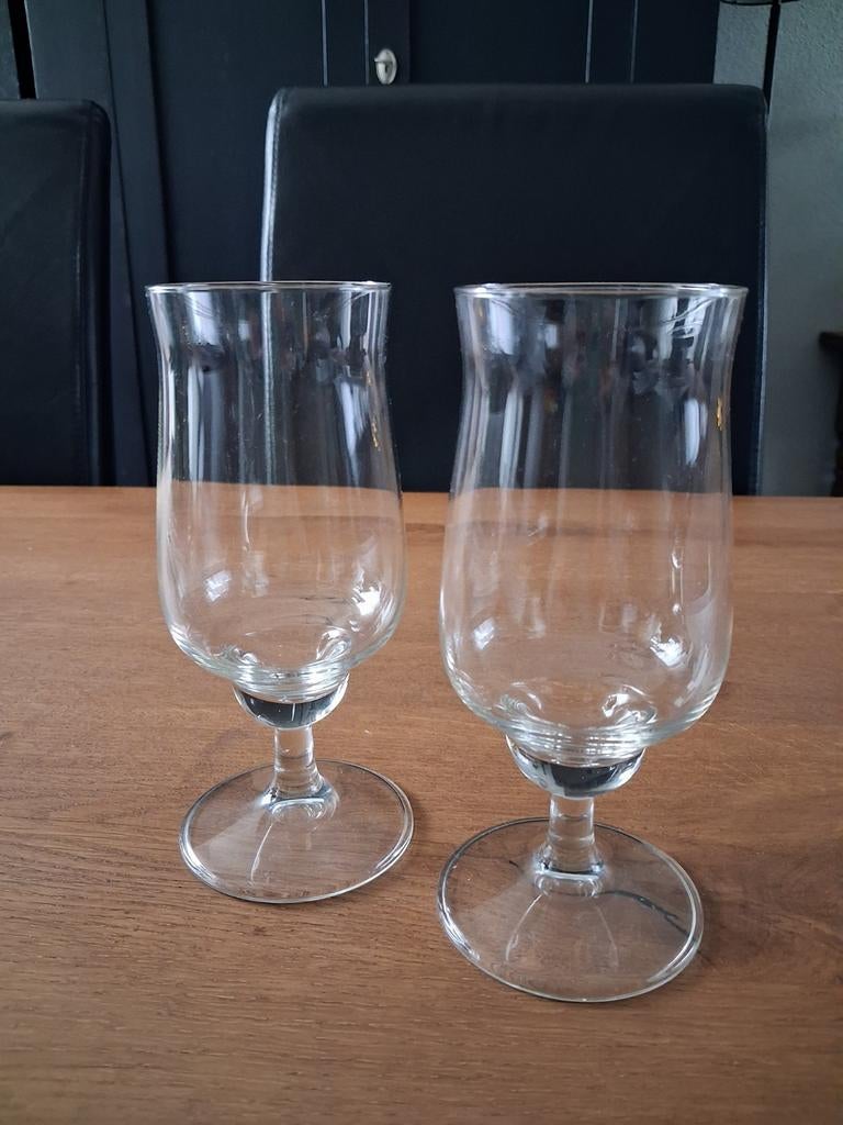LEERDAM AMBASSADOR - 6 bier glazen, Ophalen of Verzenden, Zo goed als nieuw, Bierglas