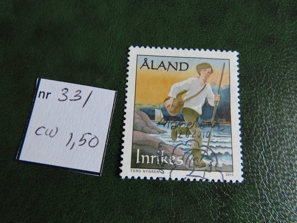 Aland 331, Ophalen of Verzenden, Finland, Gestempeld