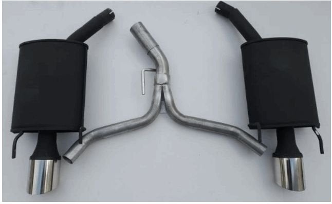 123 SPORTUITLAAT OPEL VECTRA C 1.6 1.8 y-stuk demper L+R  UI, -, Verzenden, -, Nieuw