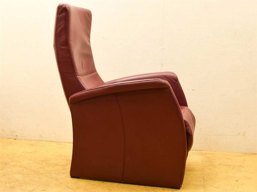 Relaxfauteuil 52730, Gebruikt, Minder dan 75 cm, Leer, Ophalen of Verzenden