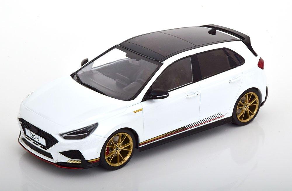 Hyundai i30N 2021 Wit Metallic / Zwart 1-18 MCG Models, Overige merken, Auto, Www.mcgmodels.de, Info@speidel.de