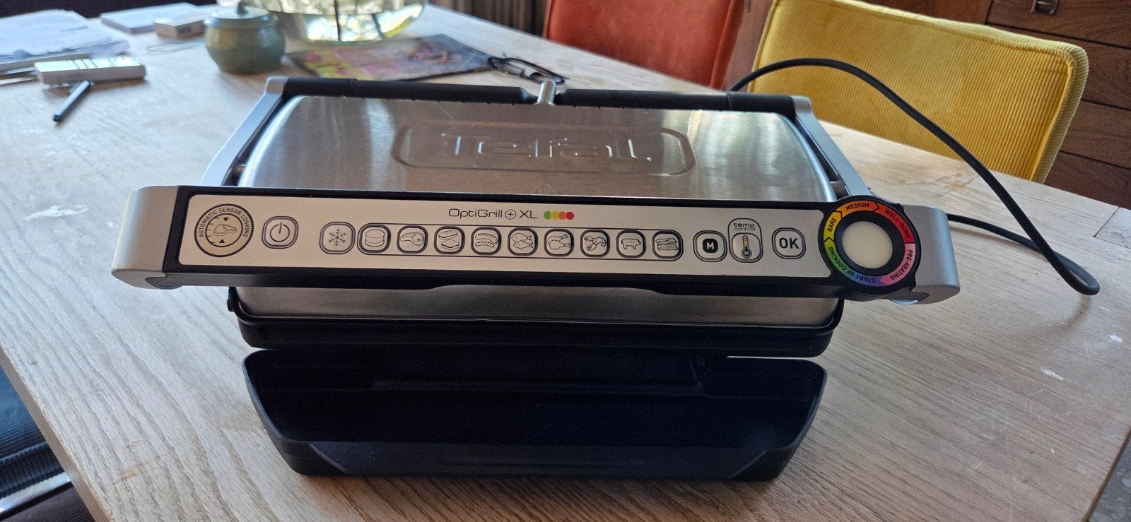Tefal optigrill XL, Ophalen