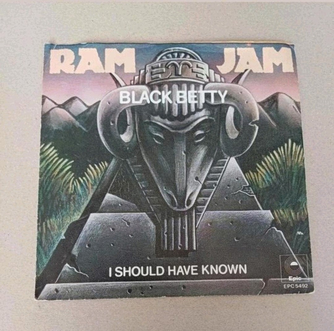 Ram Jam - Black Betty, Cd's en Dvd's, Vinyl Singles, Gebruikt, 7 inch, Ophalen of Verzenden, Pop