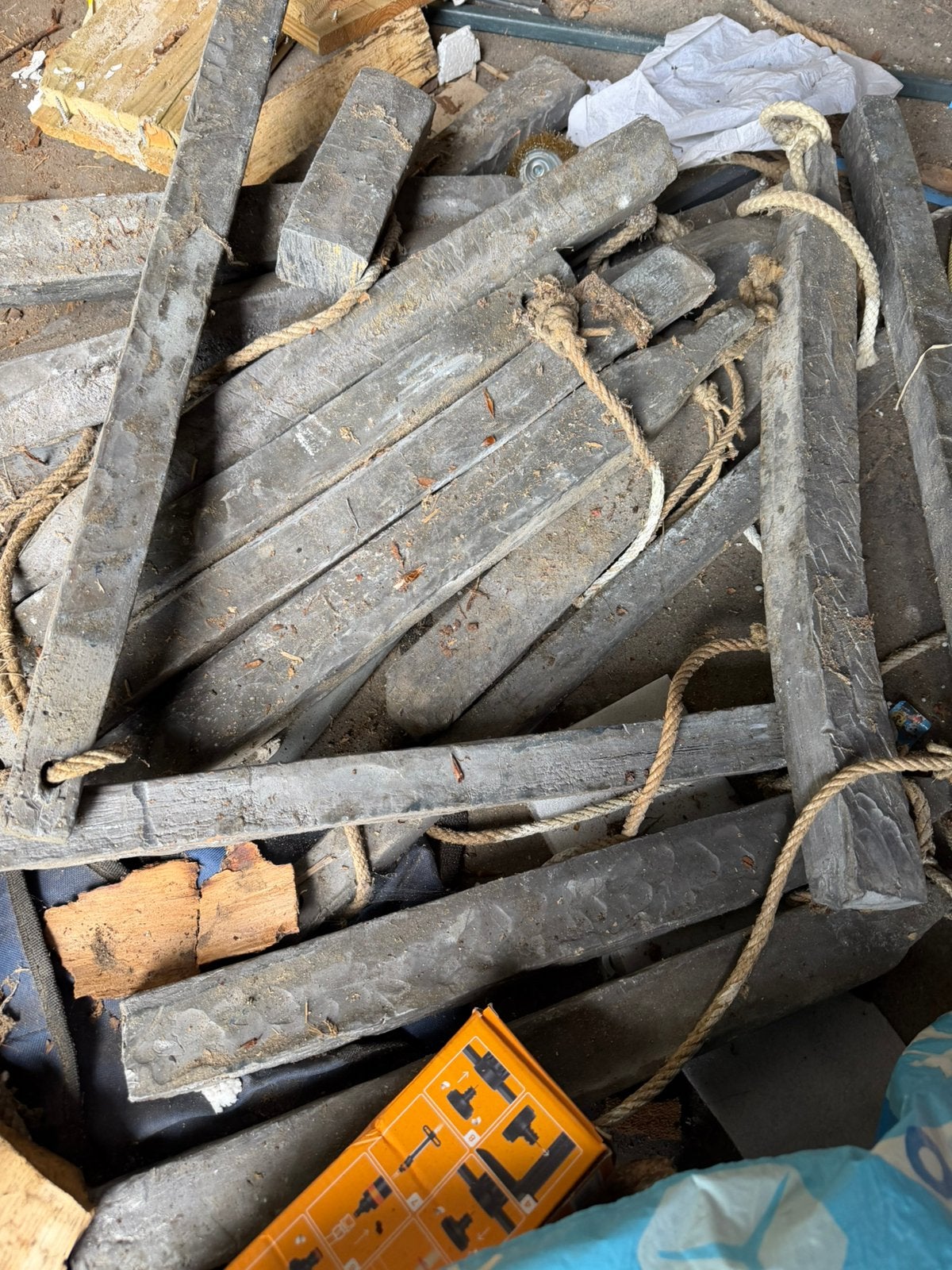 Raamgewichten lood (+/- 20 stuks), Tuin en Terras, Haardhout, Minder dan 3 m³, Ophalen of Verzenden