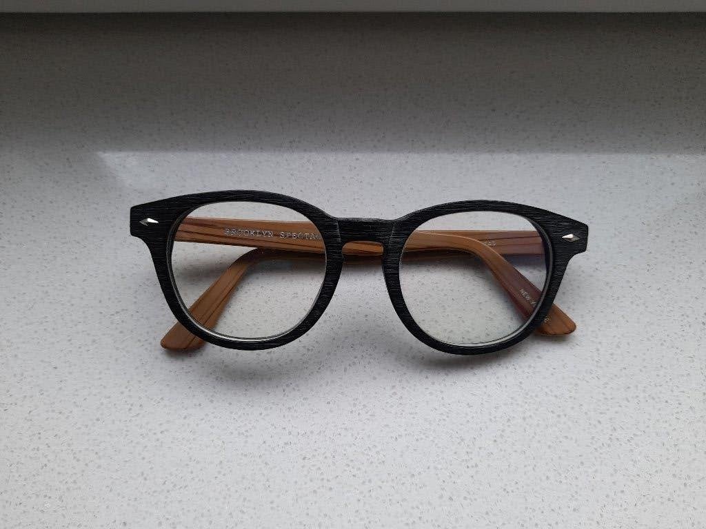 Montuur Brooklyn Spectacles, Overige merken, Gebruikt, Zwart, Ophalen of Verzenden