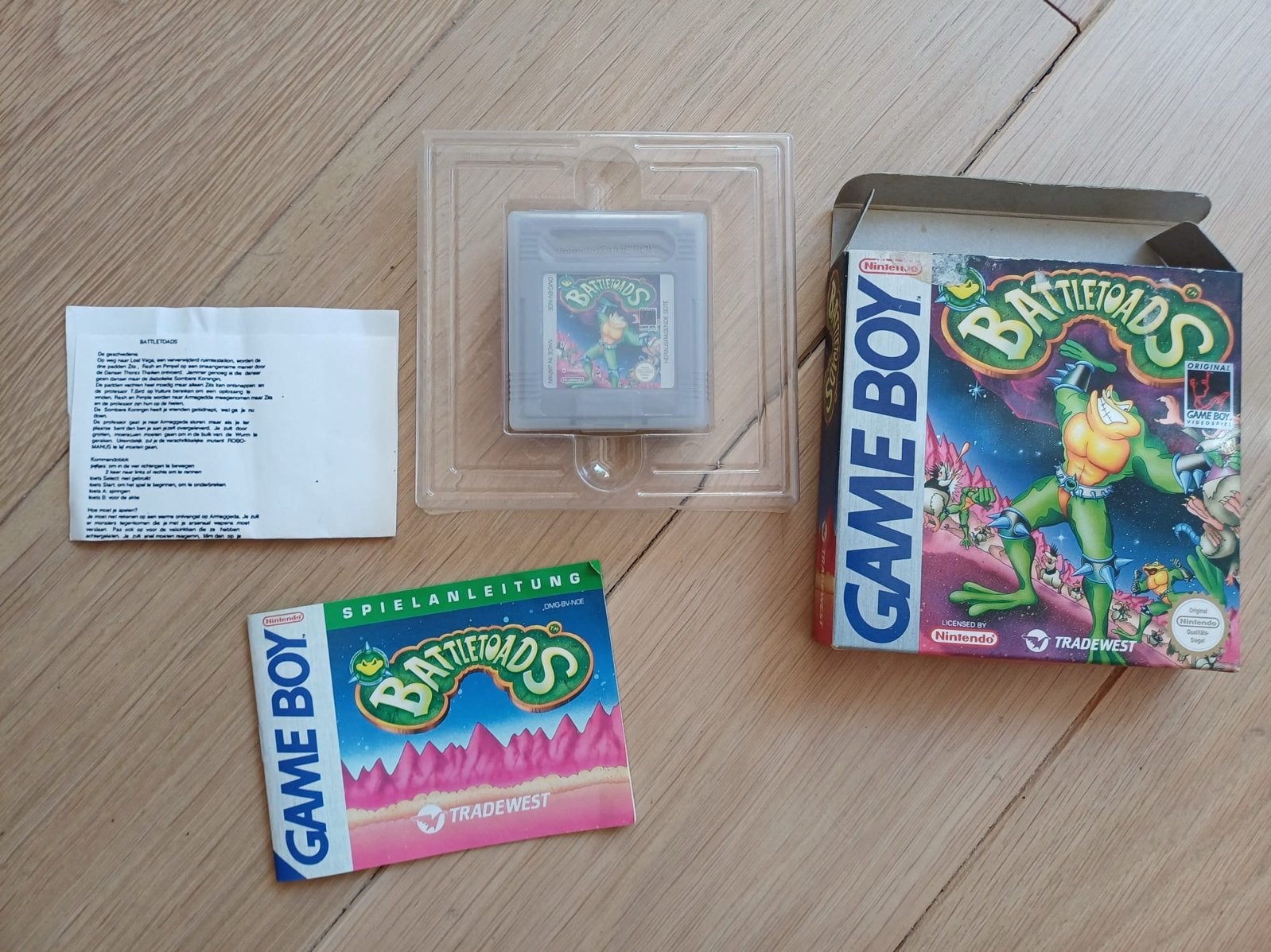 Battletoads Game Boy - Compleet met doos en handleiding, Avontuur en Actie, Gebruikt, 1 speler, Ophalen of Verzenden