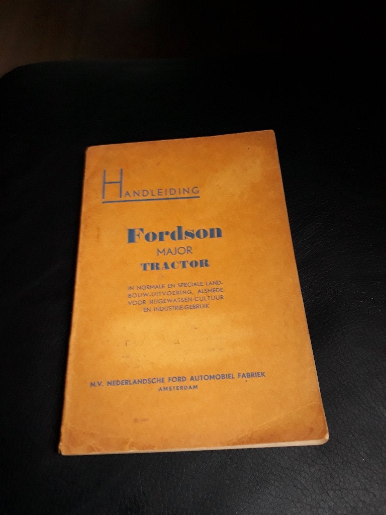 FORDSON MAJOR E27N INSTRUCTIEBOEK, Ophalen of Verzenden, Zo goed als nieuw, Catalogus