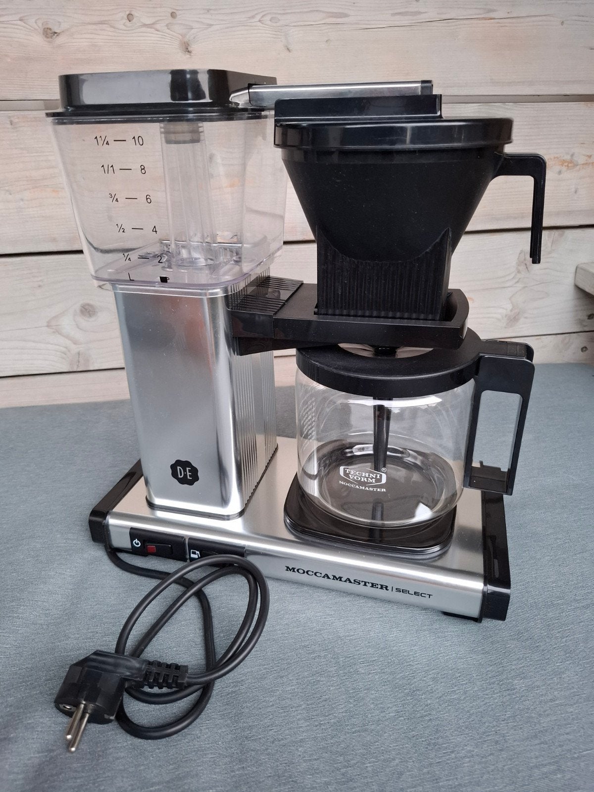 Technivorm Moccamaster Select 741 Chroom als nieuw, 1 tot 2 liter, Ophalen of Verzenden, Zo goed als nieuw