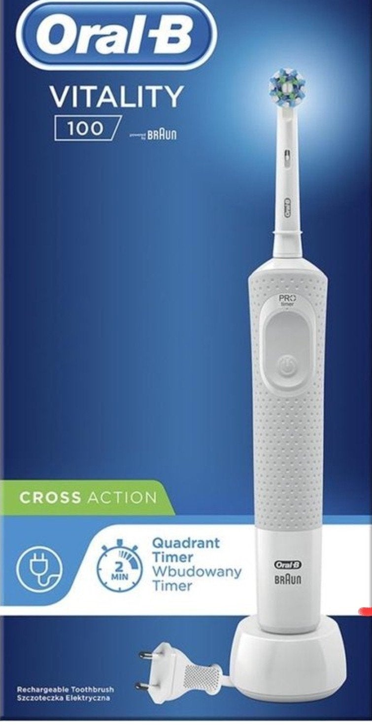 Oral-B Vitality 100 Elektrische Tandenborstel, Ophalen of Verzenden, Zo goed als nieuw, Mondverzorging