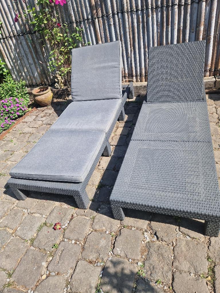 ligbed allibert, Ophalen, Zo goed als nieuw, Kunststof, Verstelbaar