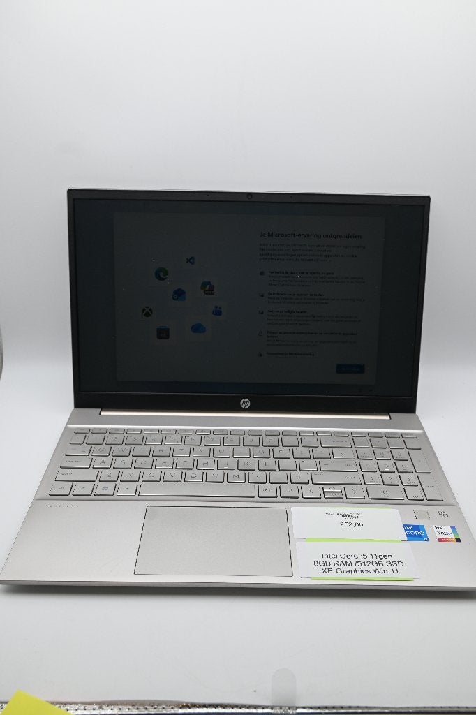 HP Pavilion 15-1135G7 - Intel Core i5, 8GB RAM, 512GB SSD, Gebruikt, Met videokaart, 2 tot 3 Ghz, 15 inch
