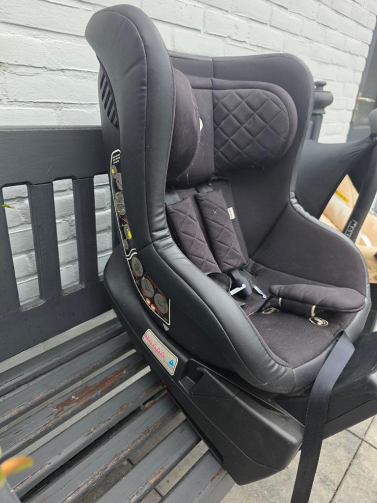 4BABY Autostoel Zwart - Comfortabel en Veilig, Ophalen, 0 t/m 13 kg, Overige merken, Autogordel