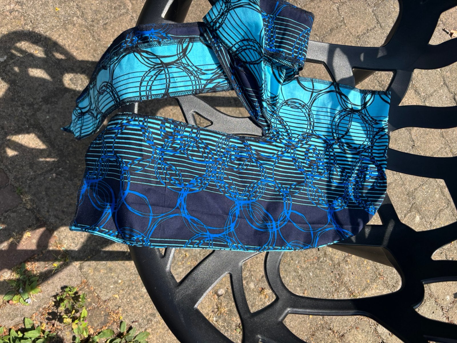 Durag Blauw, Ophalen of Verzenden, Nieuw, Maat 52/54 (L), Muts
