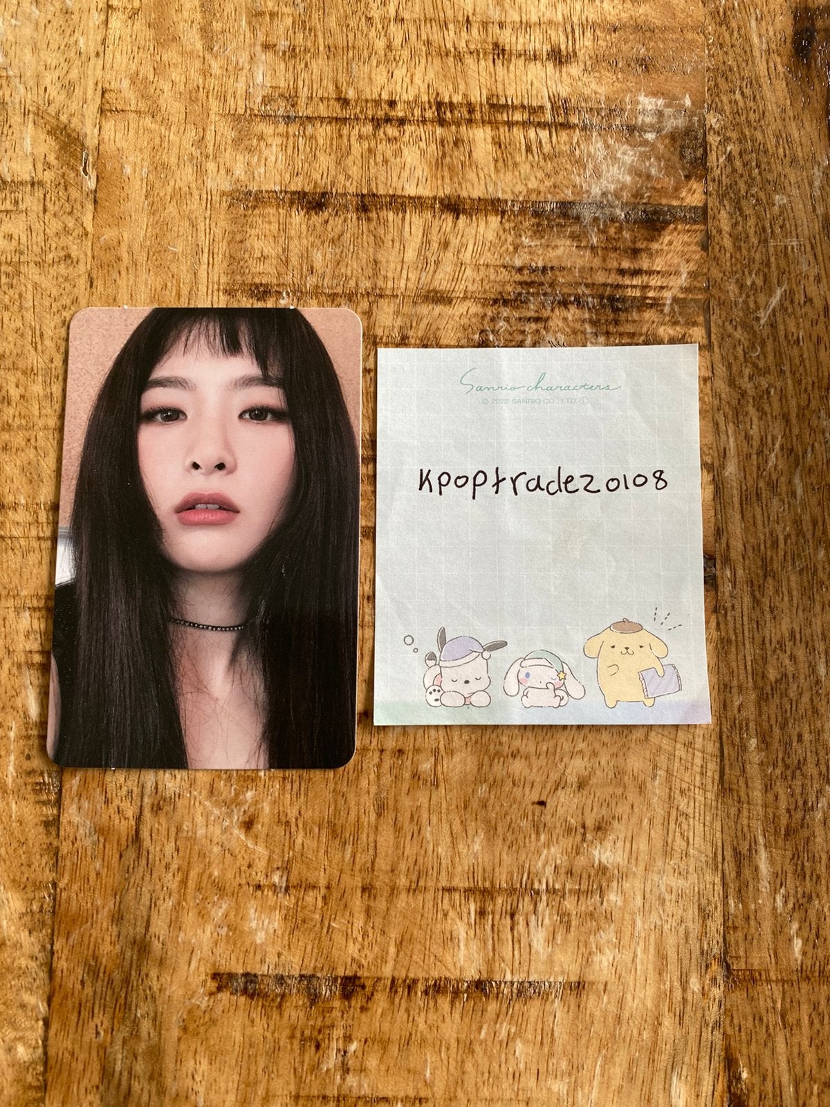 Red Velvet Seulgi Photocard K-pop, Ophalen of Verzenden, Zo goed als nieuw, Foto of Kaart