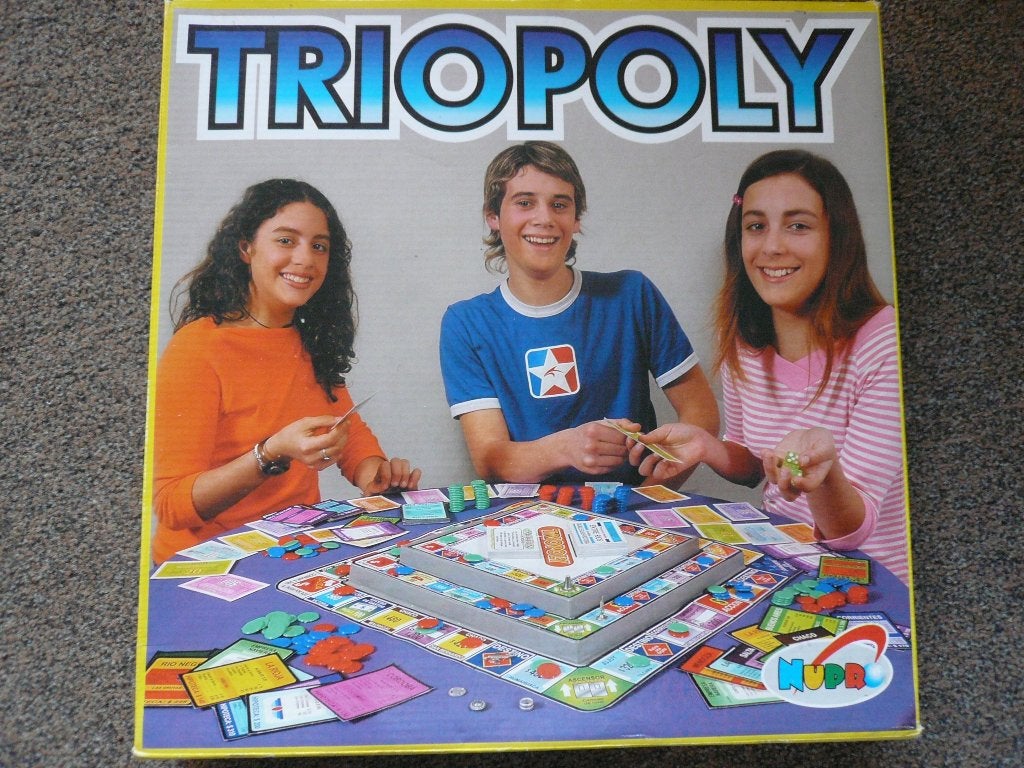 groot TRIOPOLY spel, monopoly uit ARGENTINIE, Een of twee spelers, Ophalen of Verzenden, Nieuw