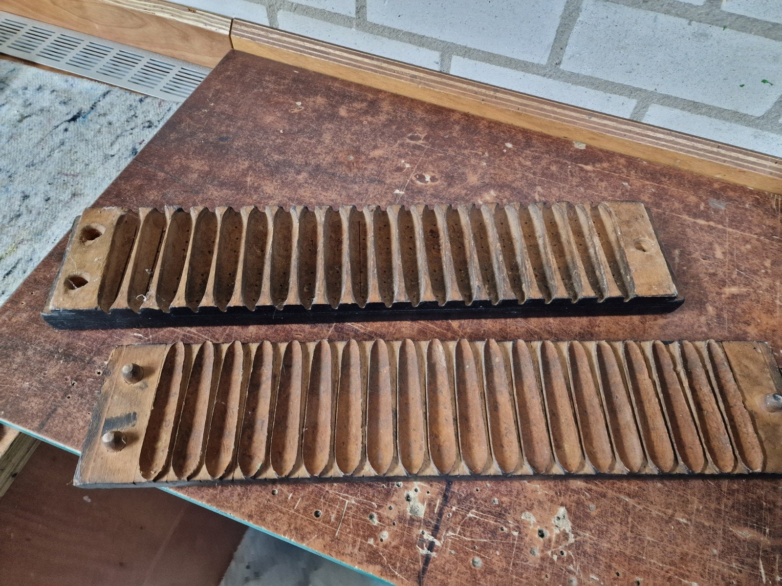 Antieke sigarenmal - Handgemaakt en gedecoreerd, Antiek en Kunst, Ophalen of Verzenden