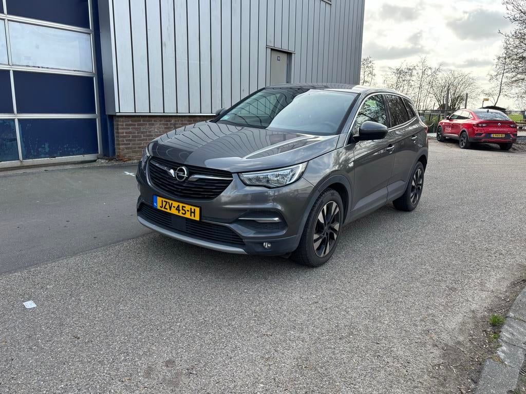Opel Grandland X 1.2 Turbo 130pk S&S Aut 2018 Grijs, Auto's, Opel, 1199 cc, Leder en Stof, 19 km/l, 130 pk