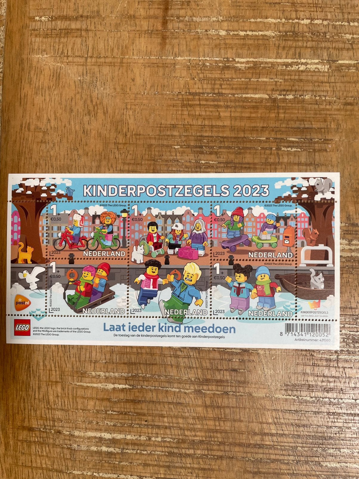 2023 Blok Kinderpostzegels LEGO NVPH 4148 Postfris., Ophalen of Verzenden, Na 1940, Postfris