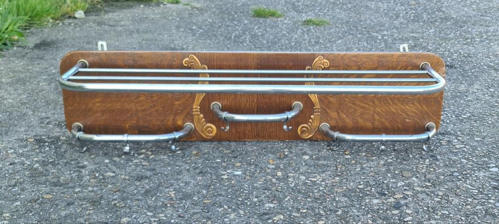Wandkapstok met hoedenplank '50, Antiek en Kunst, Ophalen
