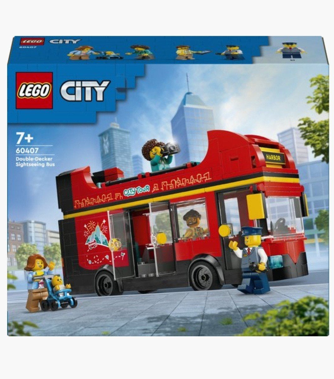 LEGO City Dubbeldekker Sightseeing Bus 60407, Ophalen of Verzenden, Zo goed als nieuw, Overige merken