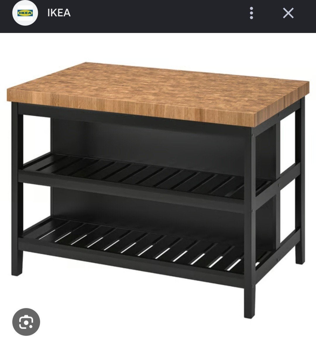 IKEA VADHOLMA keukeneiland, ideaal als kookeiland, werkbank, Overige typen, Hout, IKEA, Ophalen of Verzenden