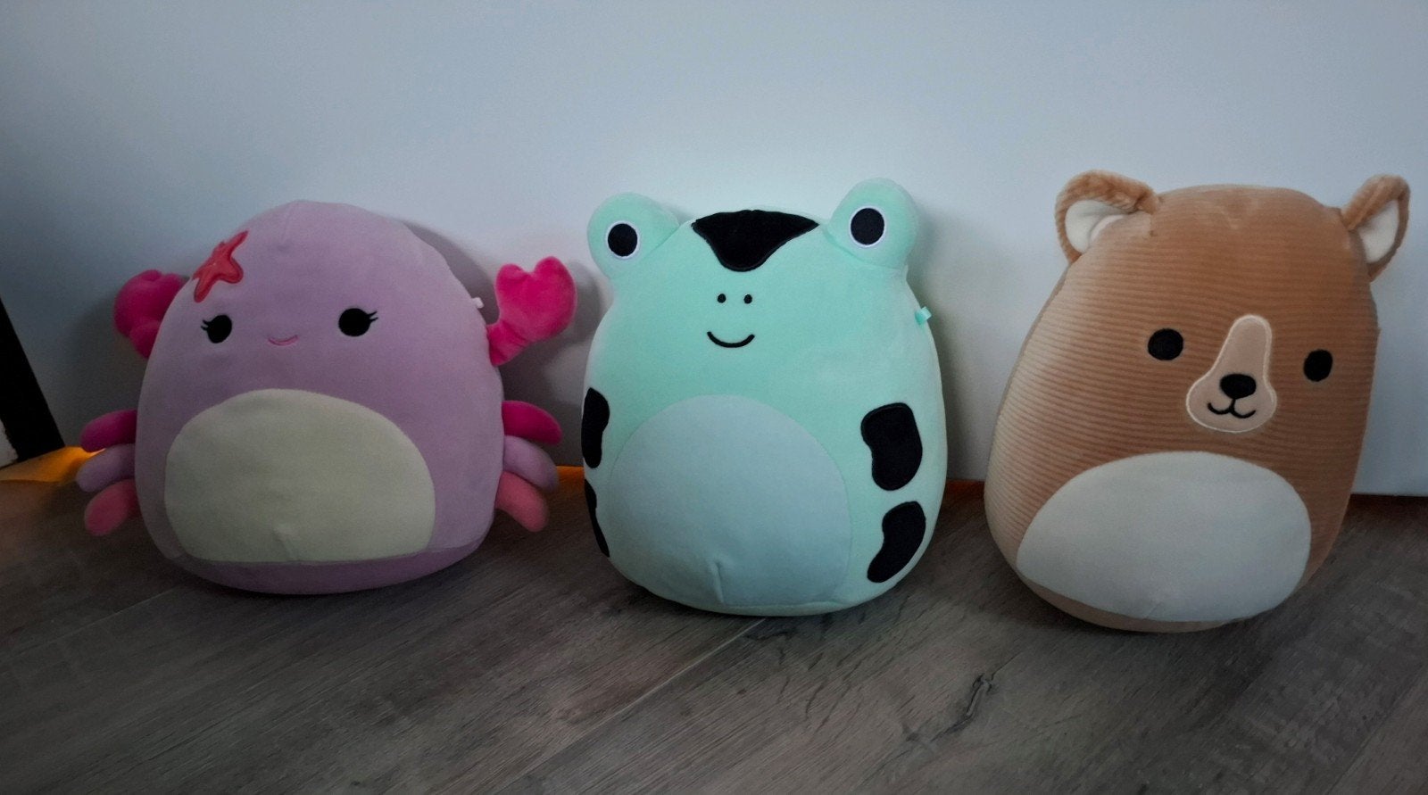 Squishmallows 3x, Kinderen en Baby's, Speelgoed | Knuffels en Pluche, Overige typen, Ophalen of Verzenden, Zo goed als nieuw, Klein (minder dan 20 cm)