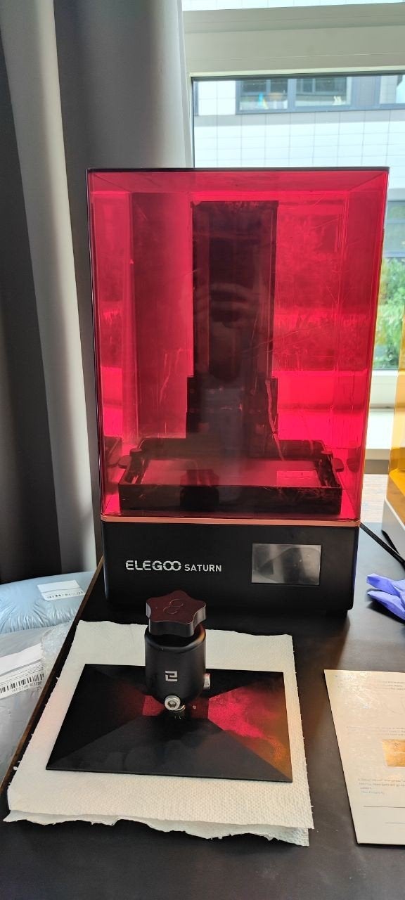 Elegoo Saturn resin 3D-printer – voor onderdelen/reparatie, Gebruikt, Elegoo, Ophalen of Verzenden, Resin/Hars