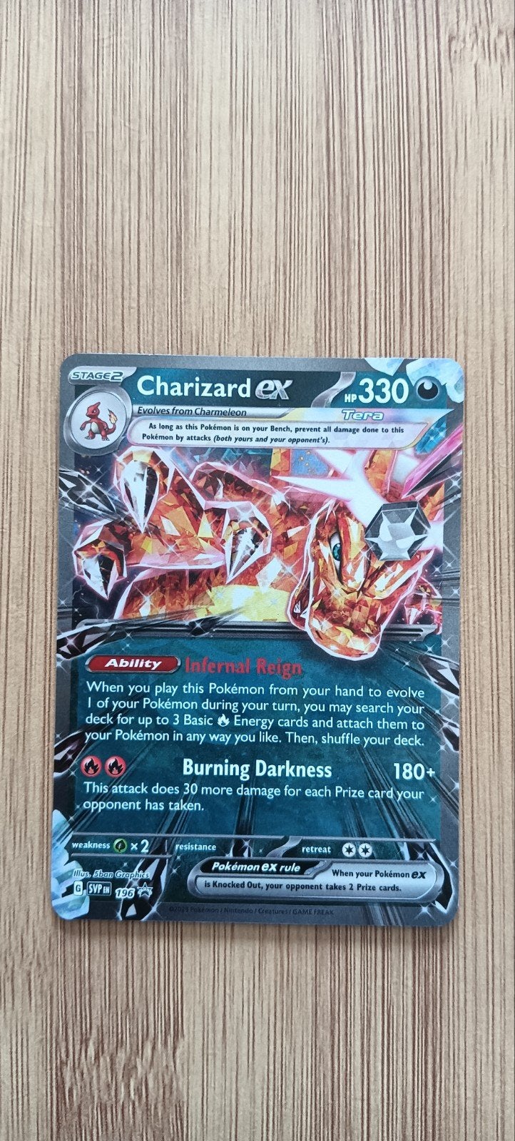 Charizard ex 330 HP Pokémon kaart, Hobby en Vrije tijd, Verzamelkaartspellen | Pokémon, Ophalen of Verzenden, Zo goed als nieuw