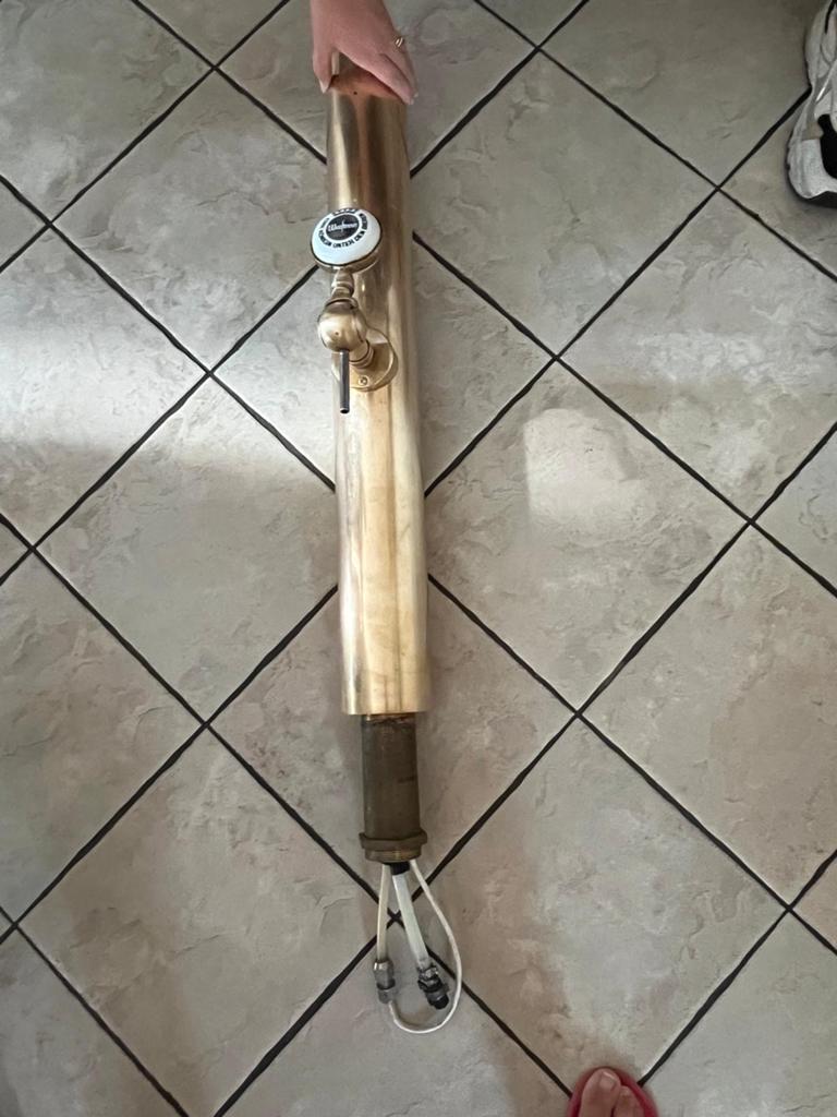 Messing Bier Tapkraan - warsteiner Bier, Ophalen, Gebruikt, Overige merken
