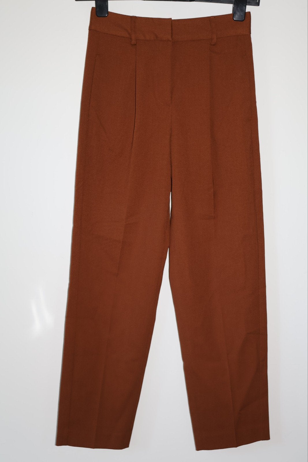 Sezane Pantalon Broek Maat 34 Roestbruin, Bruin, NL, Ophalen of Verzenden, Zo goed als nieuw