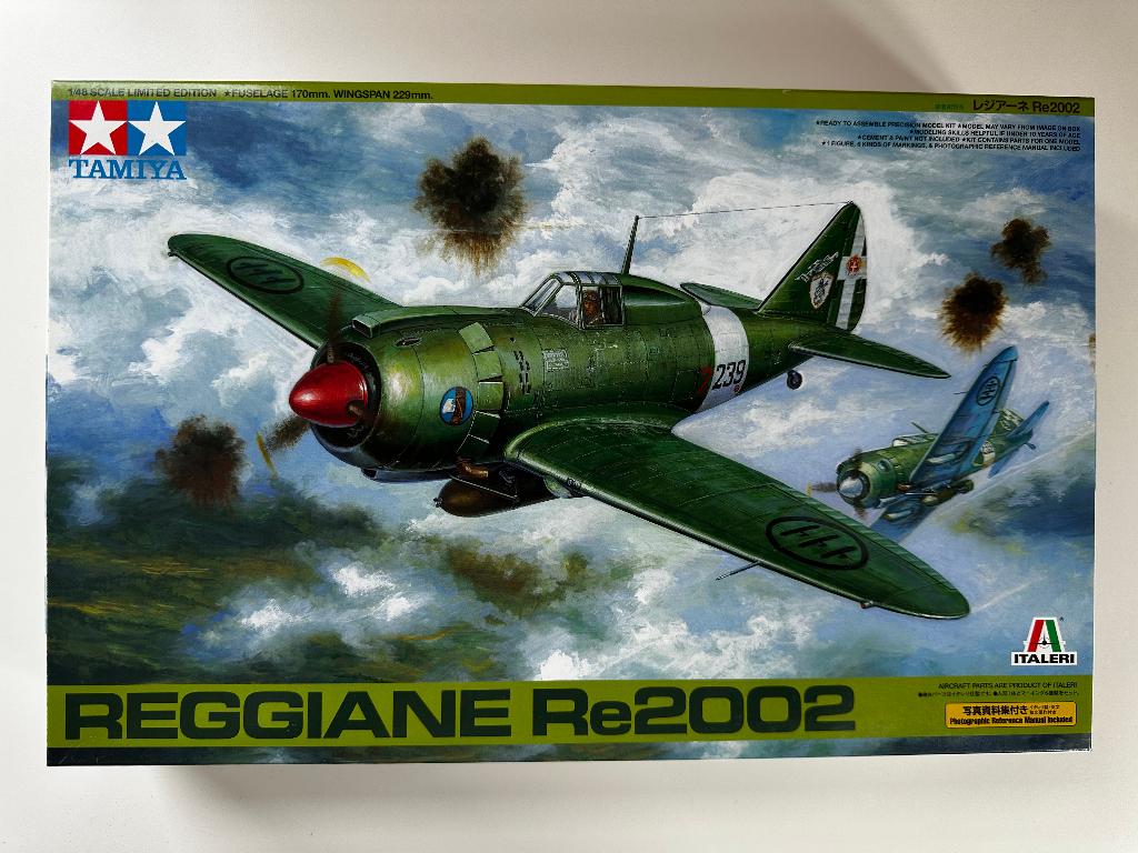 Italeri Reggiane Re2002 modelbouw vliegtuig, Italeri, Nieuw, Ophalen of Verzenden, Groter dan 1:72