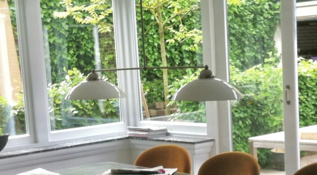 Hanglamp T-pendel Gispenstijl en Art deco, Ophalen, Gebruikt, E27 (groot), Gispen, Art Deco
