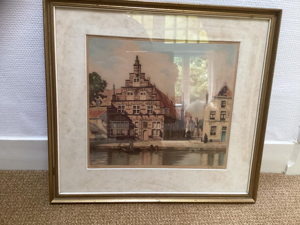 Stadstimmerhuis Leiden ets, Antiek en Kunst, Ophalen