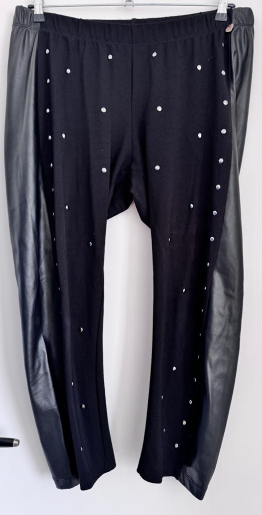 Mat Fashion broek, L/50., Kleding | Dames, Grote Maten, Ophalen of Verzenden, Zo goed als nieuw, Zwart