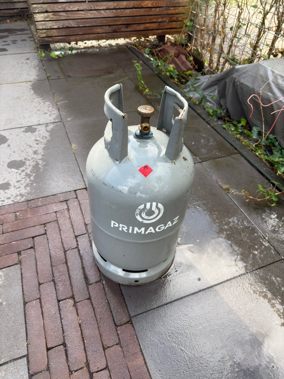 Primagaz gasfles 12,5 kg, Ophalen, Gebruikt