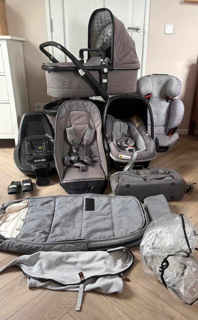 Joolz Geo 3-in-1 Grey (grijs) + isofix en accessoires, Ophalen, Zo goed als nieuw, Overige merken