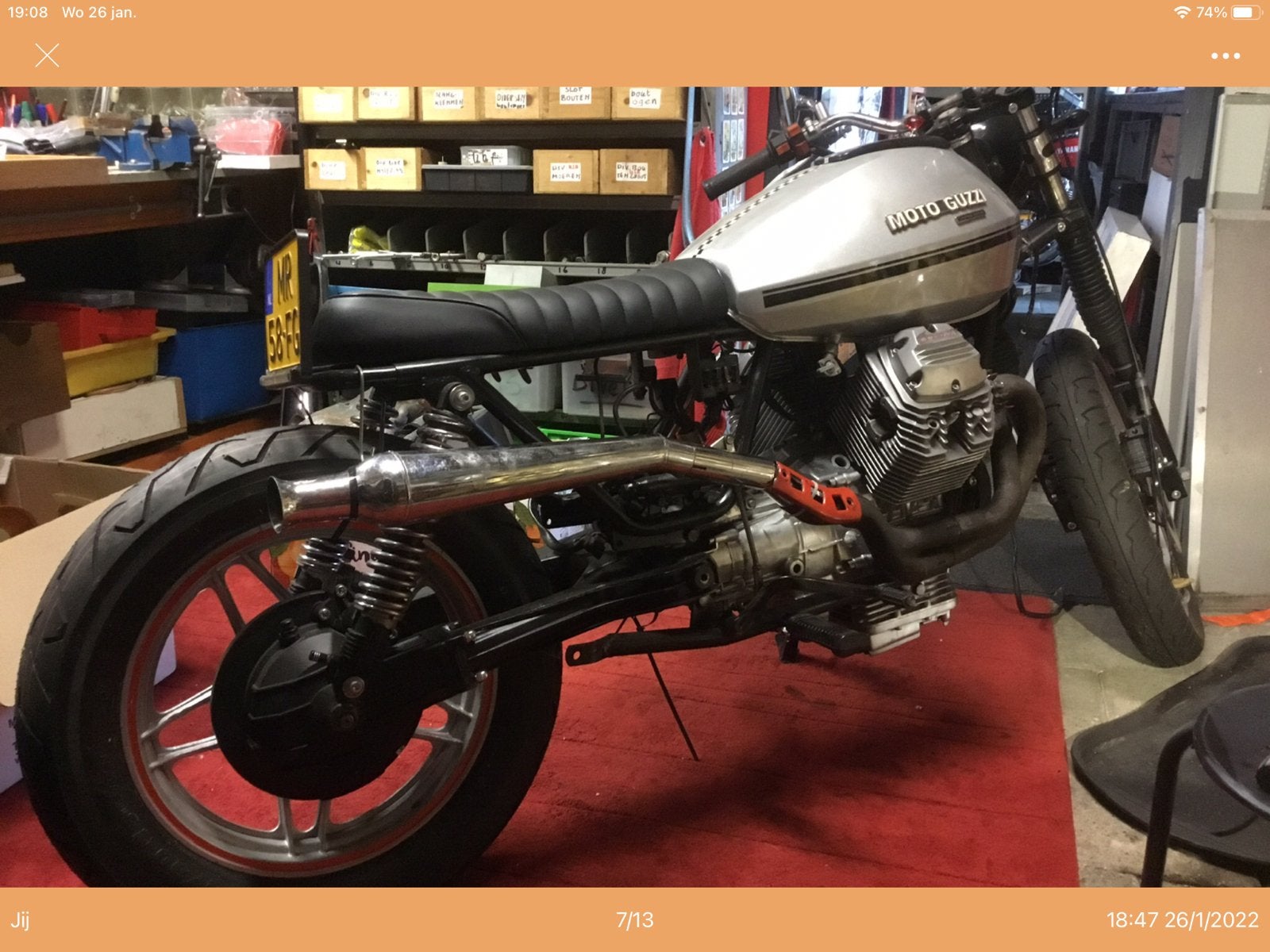zijspan of de combinatie Moto Guzzi voor de DHZ-er, Particulier