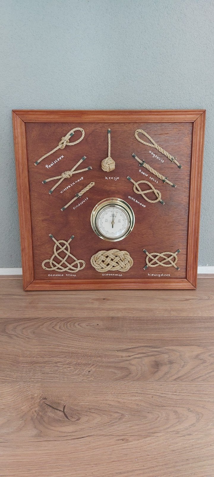 te koop knopen bord met barometer., Antiek en Kunst, Ophalen