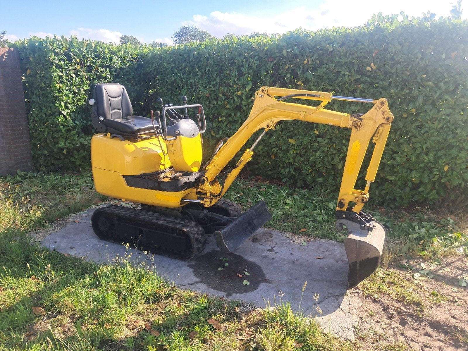 Minigraver Komatsu PC09 / MARGE / Minikraan / Graafmachine, Ophalen, Gebruikt