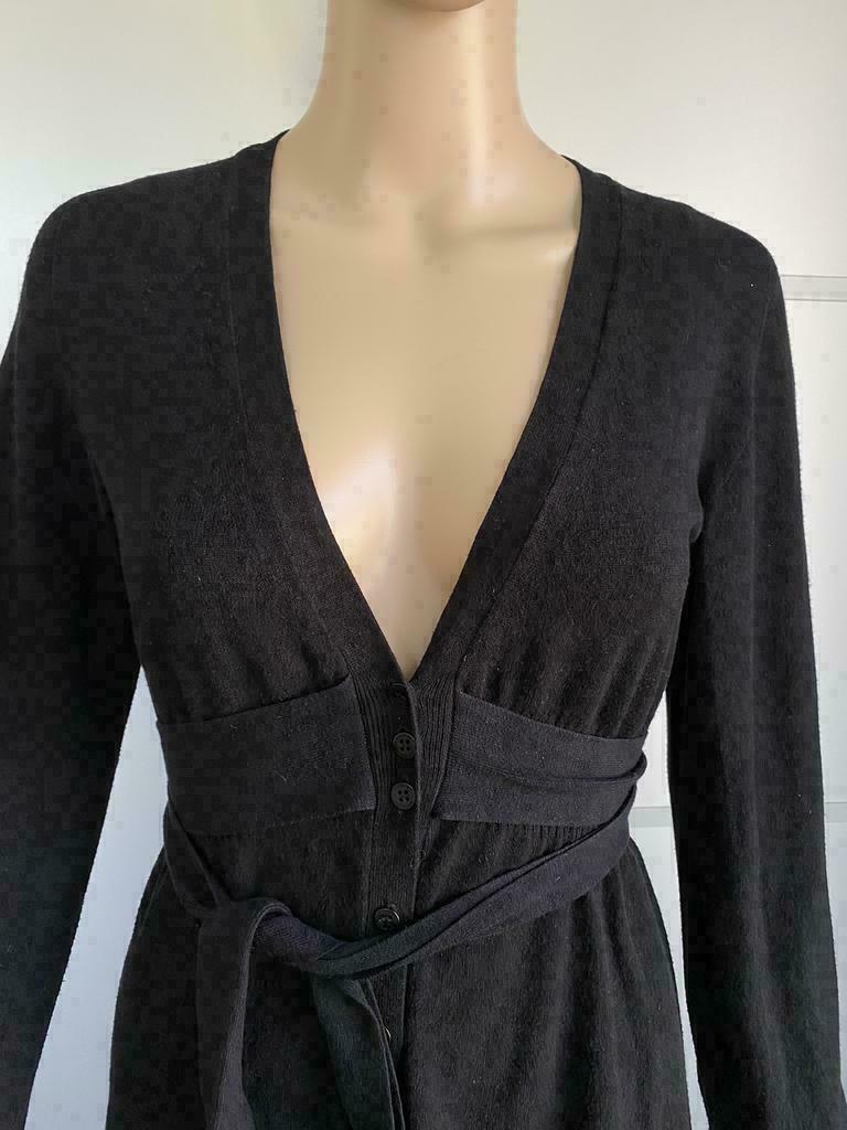 F21 Twinset maat M=38/40 lang vest zwart Twin-Set fijn-gebr, Kleding | Dames, Truien en Vesten, Maat 38/40 (M), Twinset, Zwart