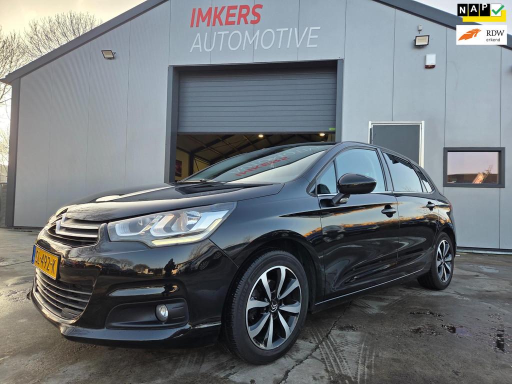 Citroen C4 1.6 BlueHDi Business | Airco | Navi | PDC, Auto's, Citroën, Stof, 4 cilinders, Zwart, Origineel Nederlands