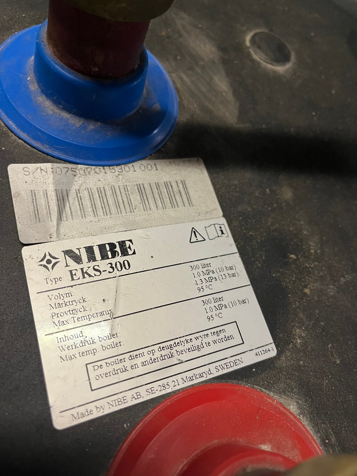 Boilervat 300 ltr., Gebruikt, 100 liter of meer, Minder dan 3 jaar oud, Boiler
