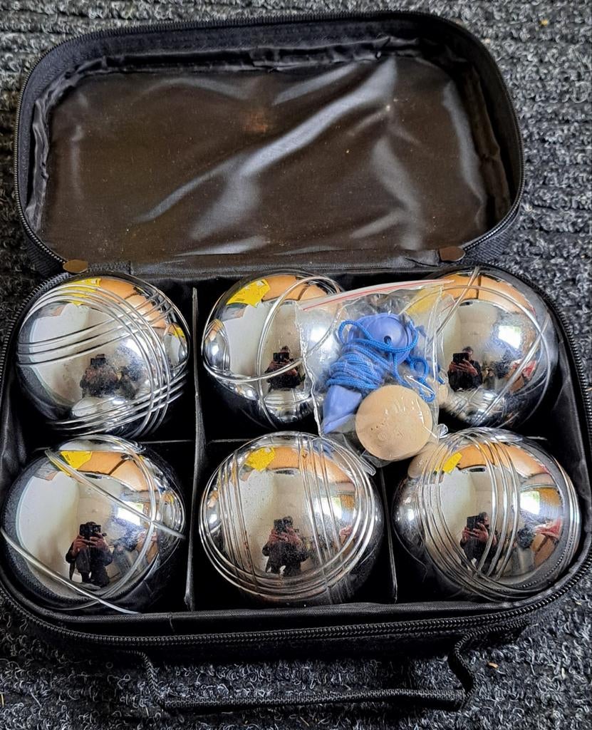 Jeu de boules set in handige draagtas - 6 ballen, Ophalen, Nieuw